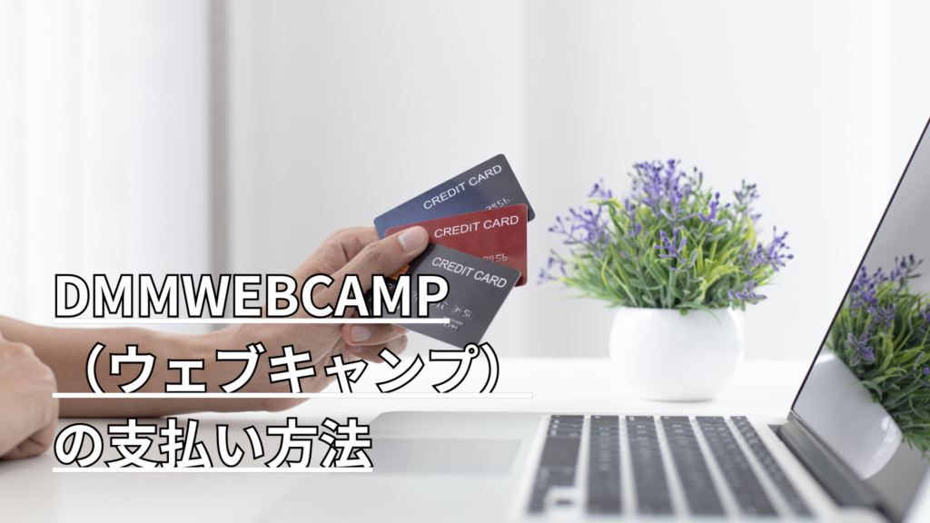 クレジット3枚を手に持っている